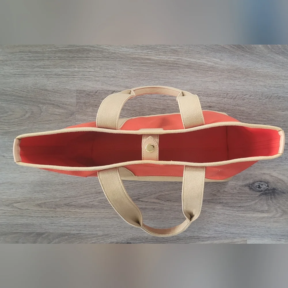 J. Crew Surfside Canvas Tote Bag, New With Tags - Picture 4 of 7